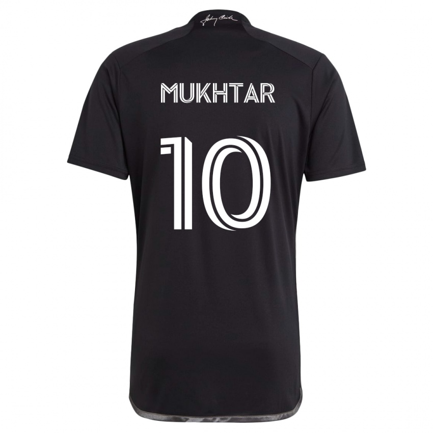 Kinder Hany Mukhtar #10 Schwarz Auswärtstrikot Trikot 2024/25 T-Shirt