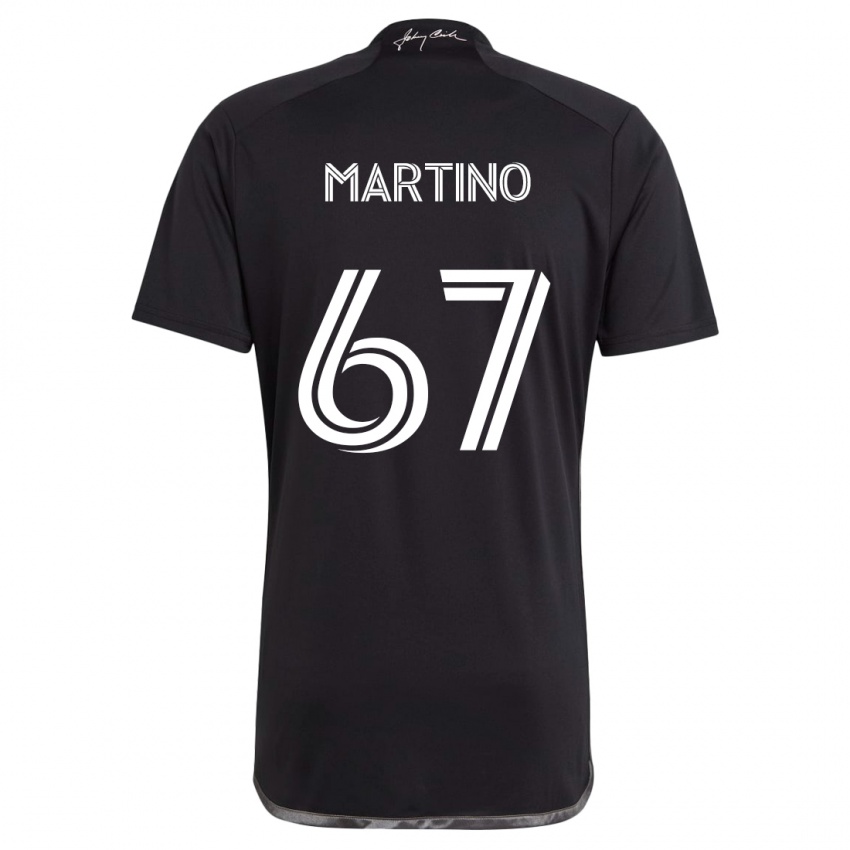 Kinder Ben Martino #67 Schwarz Auswärtstrikot Trikot 2024/25 T-Shirt