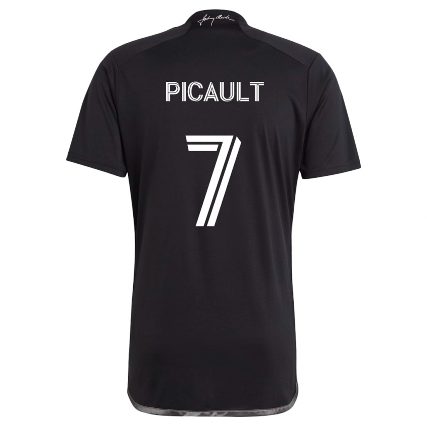 Kinder Fafà Picault #7 Schwarz Auswärtstrikot Trikot 2024/25 T-Shirt