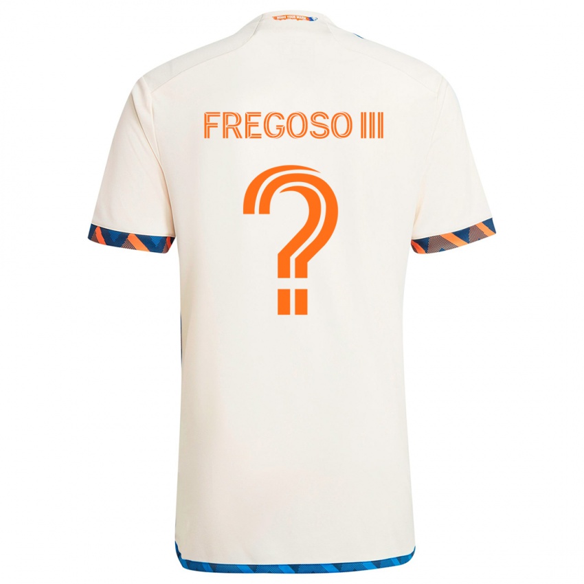 Kinder Arturo Fregoso Iii #0 Weiß Orange Auswärtstrikot Trikot 2024/25 T-Shirt