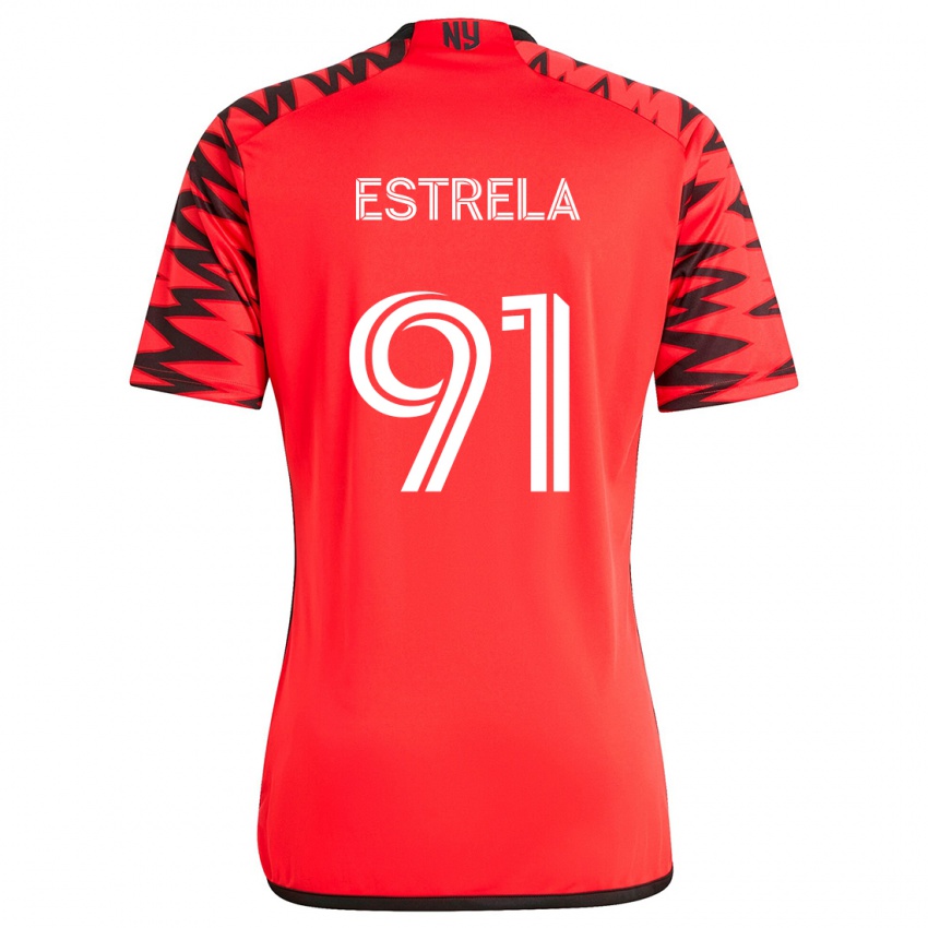 Kinder Bento Estrela #91 Rot Schwarz Weiß Auswärtstrikot Trikot 2024/25 T-Shirt