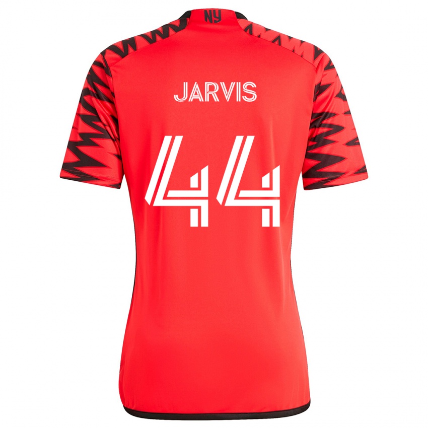 Kinder Aiden Jarvis #44 Rot Schwarz Weiß Auswärtstrikot Trikot 2024/25 T-Shirt