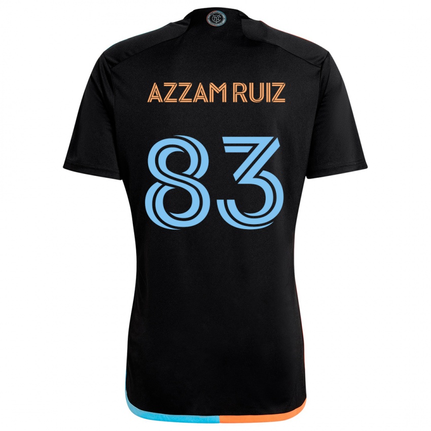 Kinder Camil Azzam Ruiz #83 Schwarz Orange Blau Auswärtstrikot Trikot 2024/25 T-Shirt