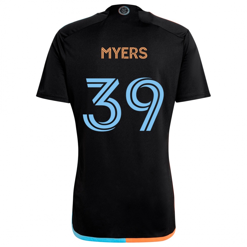 Kinder Md Myers #39 Schwarz Orange Blau Auswärtstrikot Trikot 2024/25 T-Shirt