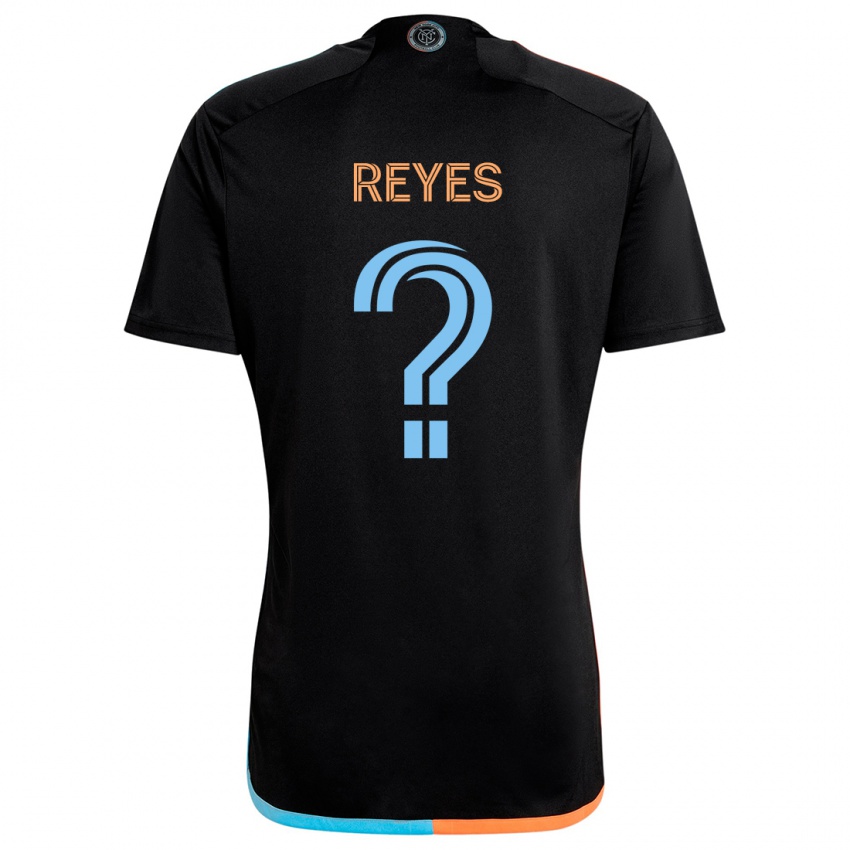 Kinder Andrew Reyes #0 Schwarz Orange Blau Auswärtstrikot Trikot 2024/25 T-Shirt