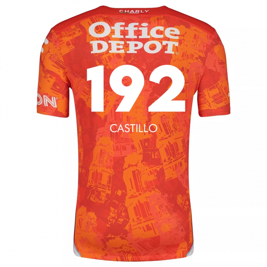 Kinder José Castillo #192 Orange Weiß Auswärtstrikot Trikot 2024/25 T-Shirt