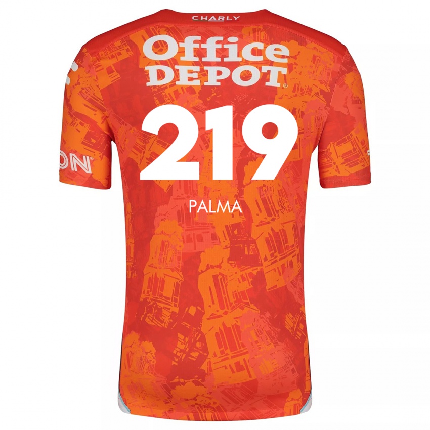 Kinder Pablo Palma #219 Orange Weiß Auswärtstrikot Trikot 2024/25 T-Shirt