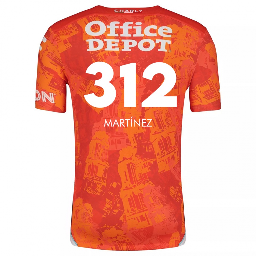 Kinder Ulises Martínez #312 Orange Weiß Auswärtstrikot Trikot 2024/25 T-Shirt