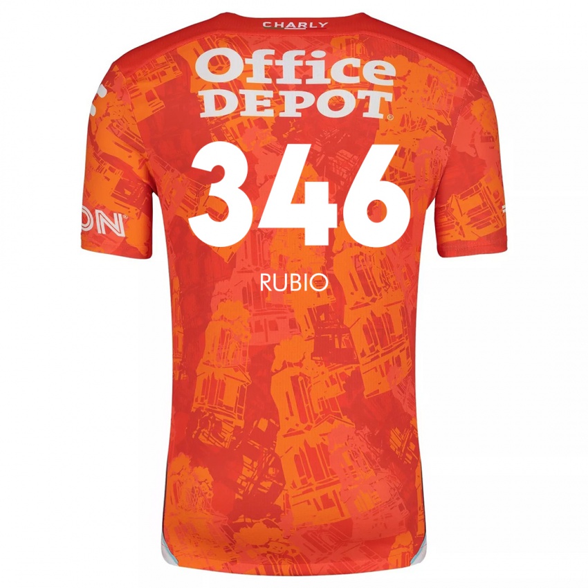 Kinder Mateo Rubio #346 Orange Weiß Auswärtstrikot Trikot 2024/25 T-Shirt