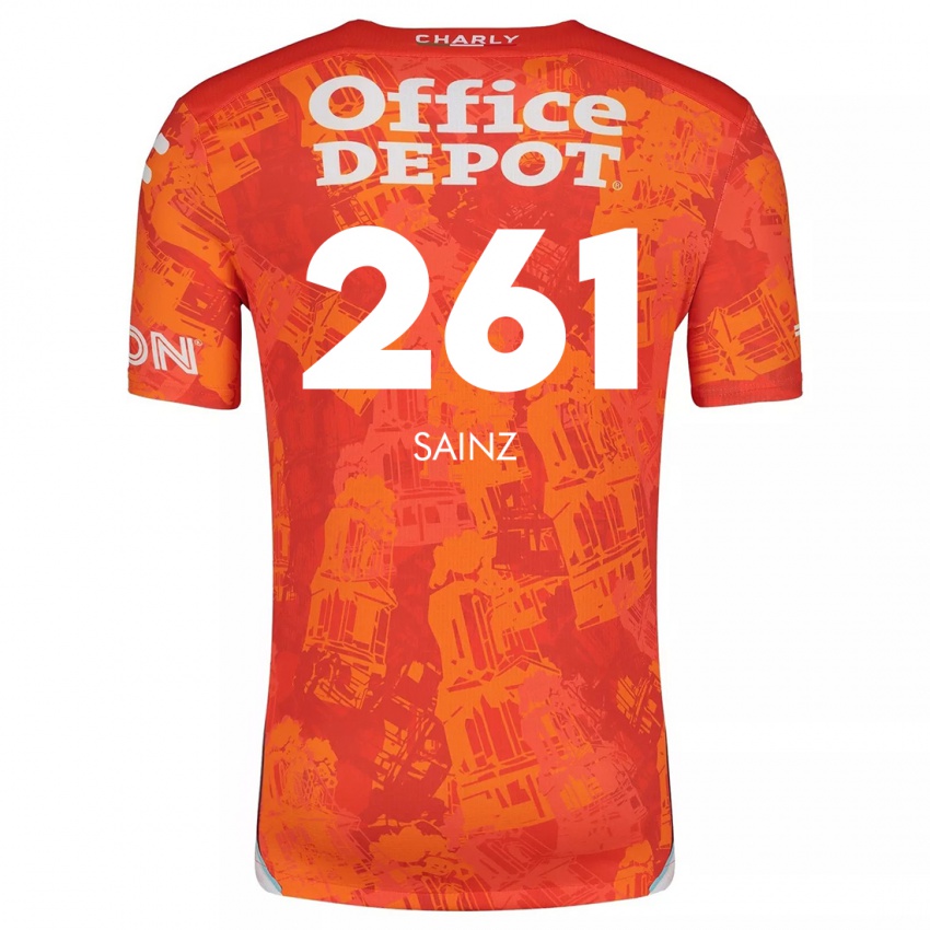 Kinder Diego Sáinz #261 Orange Weiß Auswärtstrikot Trikot 2024/25 T-Shirt