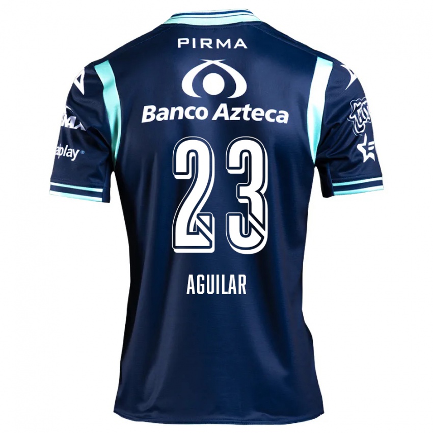 Kinder Daniel Aguilar #23 Navy Blau Auswärtstrikot Trikot 2024/25 T-Shirt