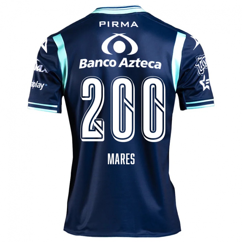 Kinder Cristian Mares #200 Navy Blau Auswärtstrikot Trikot 2024/25 T-Shirt