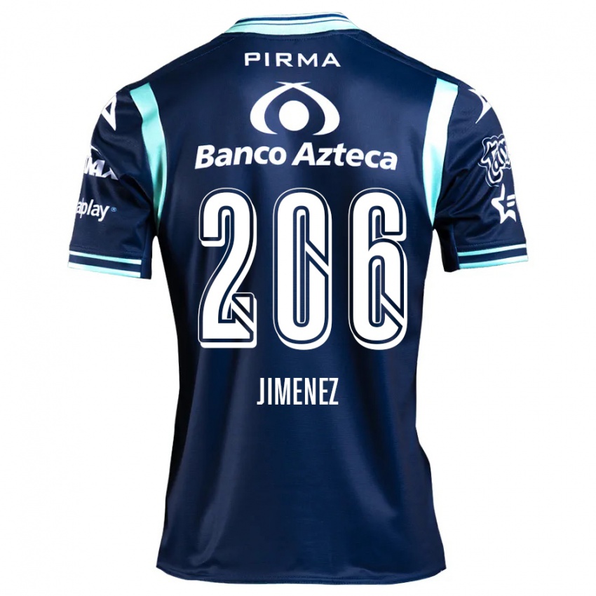 Kinder Leonardo Jiménez #206 Navy Blau Auswärtstrikot Trikot 2024/25 T-Shirt