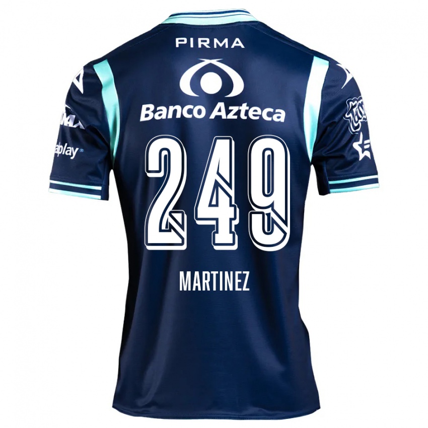 Kinder Juan Martínez #249 Navy Blau Auswärtstrikot Trikot 2024/25 T-Shirt