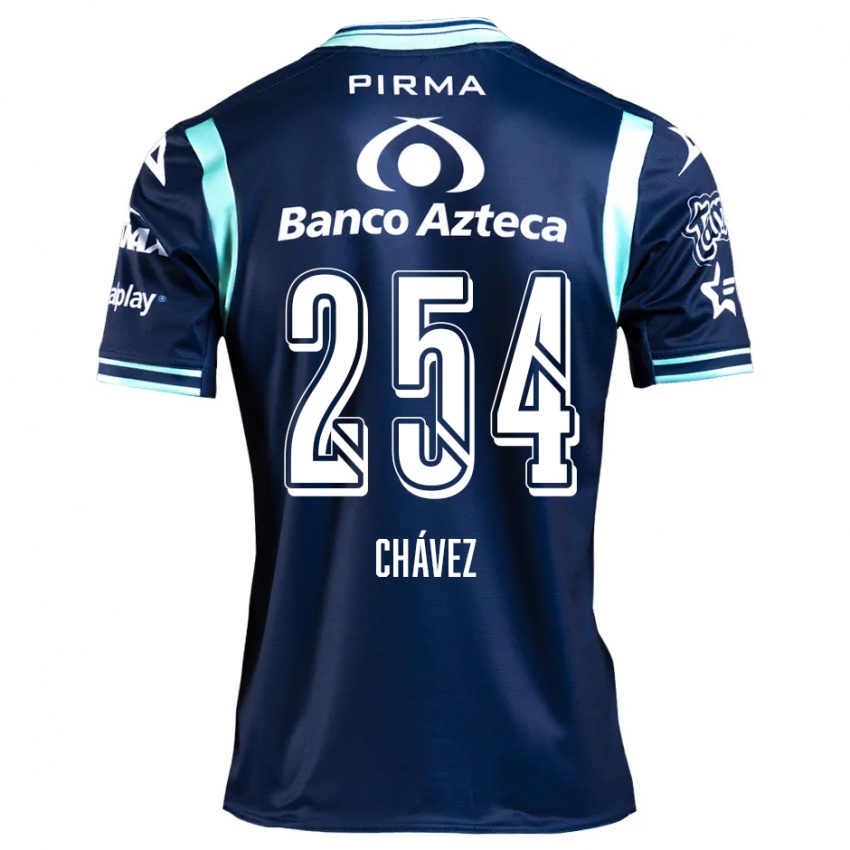 Kinder José Chávez #254 Navy Blau Auswärtstrikot Trikot 2024/25 T-Shirt