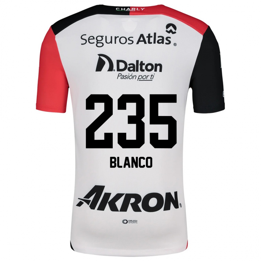 Kinder Luis Blanco #235 Weiß Rot Schwarz Auswärtstrikot Trikot 2024/25 T-Shirt