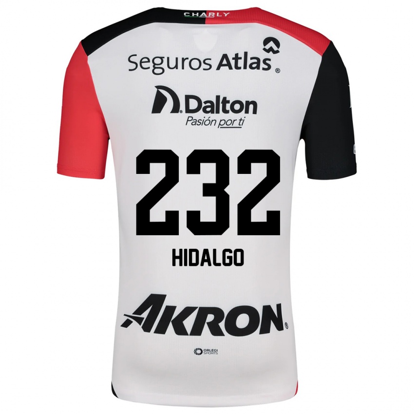 Kinder Óscar Hidalgo #232 Weiß Rot Schwarz Auswärtstrikot Trikot 2024/25 T-Shirt