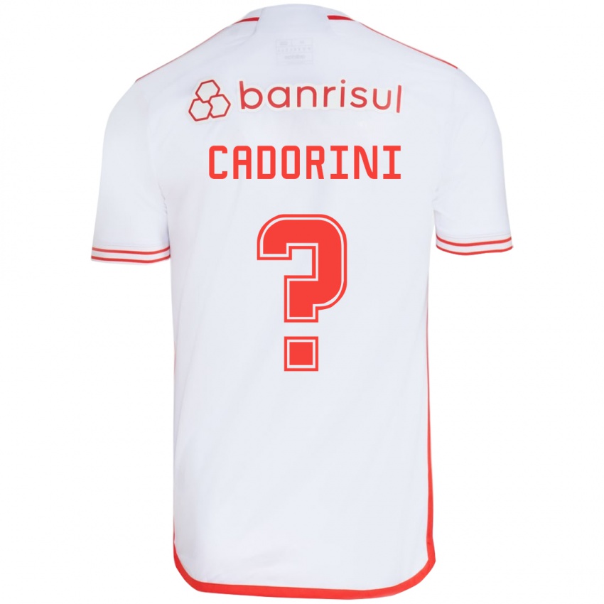 Kinder Matheus Cadorini #0 Weiß Rot Auswärtstrikot Trikot 2024/25 T-Shirt