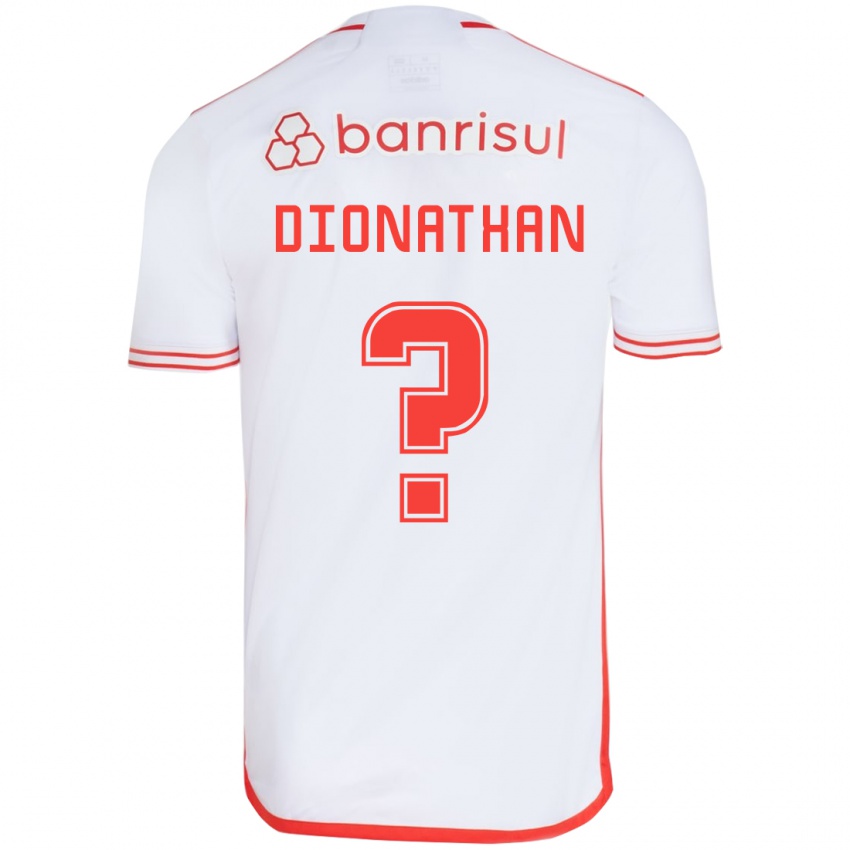 Kinder Dionathan #0 Weiß Rot Auswärtstrikot Trikot 2024/25 T-Shirt