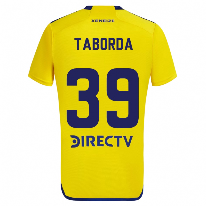 Kinder Vicente Taborda #39 Gelb Blau Auswärtstrikot Trikot 2024/25 T-Shirt