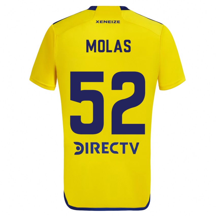 Kinder Walter Molas #52 Gelb Blau Auswärtstrikot Trikot 2024/25 T-Shirt