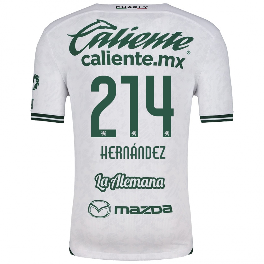 Kinder Iván Hernández #214 Weiß Grün Auswärtstrikot Trikot 2024/25 T-Shirt