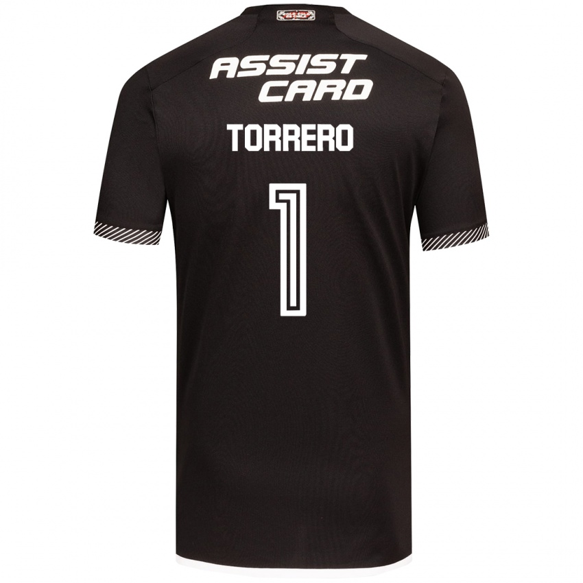 Kinder Ryann Torrero #1 Schwarz-Weiss Auswärtstrikot Trikot 2024/25 T-Shirt