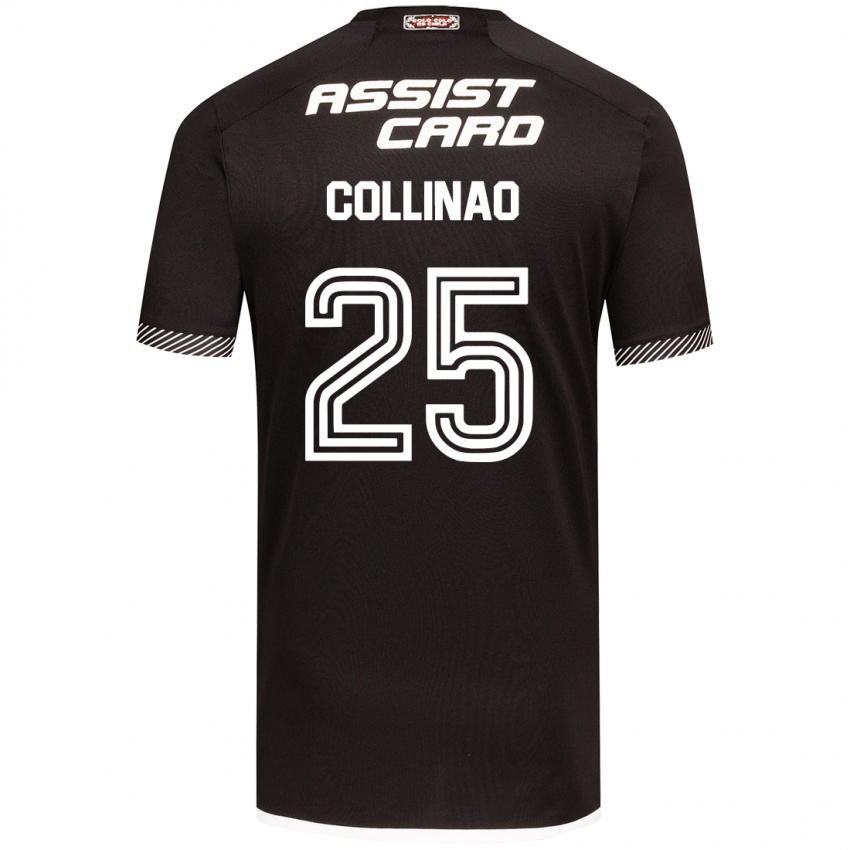 Kinder Margarita Collinao #25 Schwarz-Weiss Auswärtstrikot Trikot 2024/25 T-Shirt