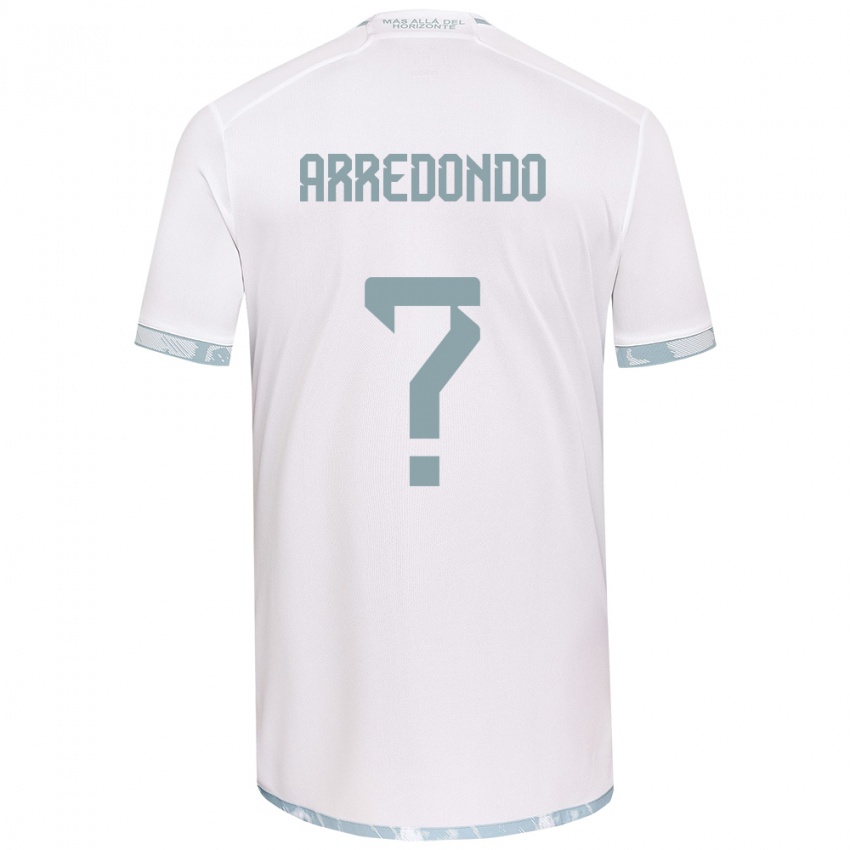 Kinder Milovan Arredondo #0 Weiß Grau Auswärtstrikot Trikot 2024/25 T-Shirt