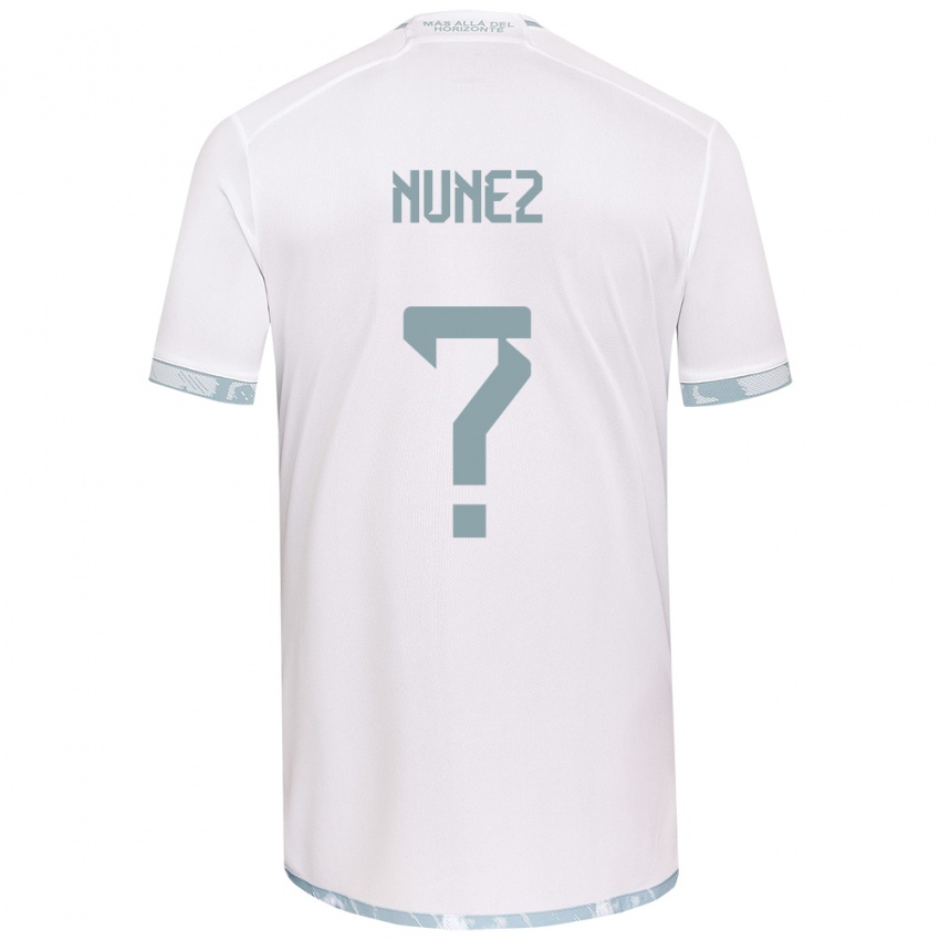 Kinder Renato Nuñez #0 Weiß Grau Auswärtstrikot Trikot 2024/25 T-Shirt