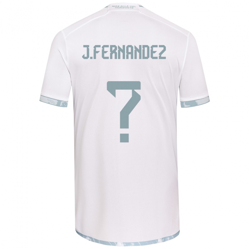 Kinder José Matías Fernández #0 Weiß Grau Auswärtstrikot Trikot 2024/25 T-Shirt