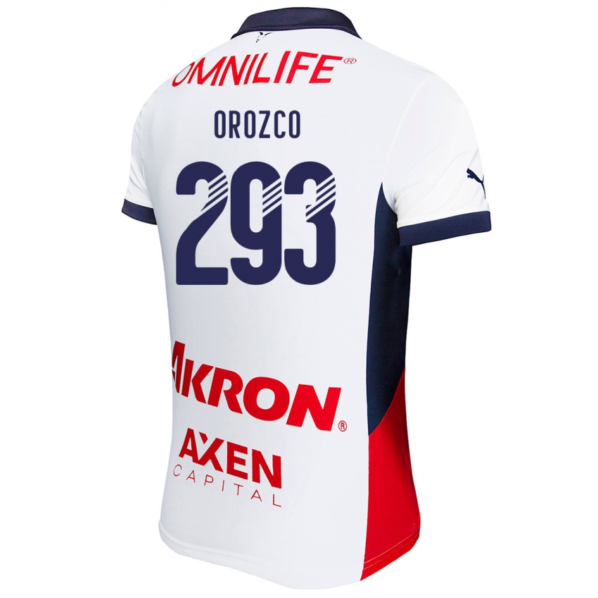 Kinder Yohan Orozco #293 Weiß Rot Blau Auswärtstrikot Trikot 2024/25 T-Shirt