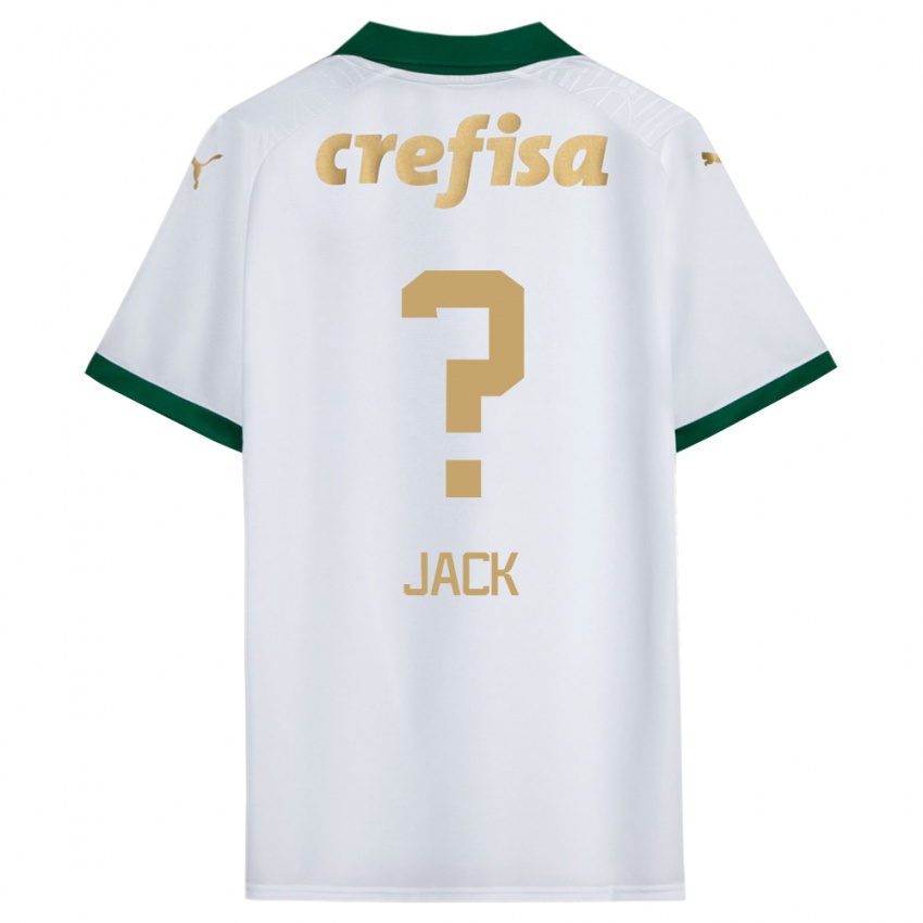 Kinder Fellipe Jack #0 Weiß Grün Auswärtstrikot Trikot 2024/25 T-Shirt