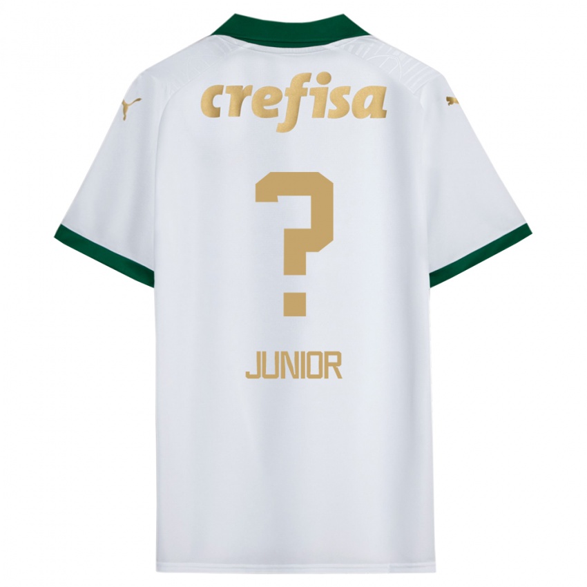 Kinder Gilberto Junior #0 Weiß Grün Auswärtstrikot Trikot 2024/25 T-Shirt