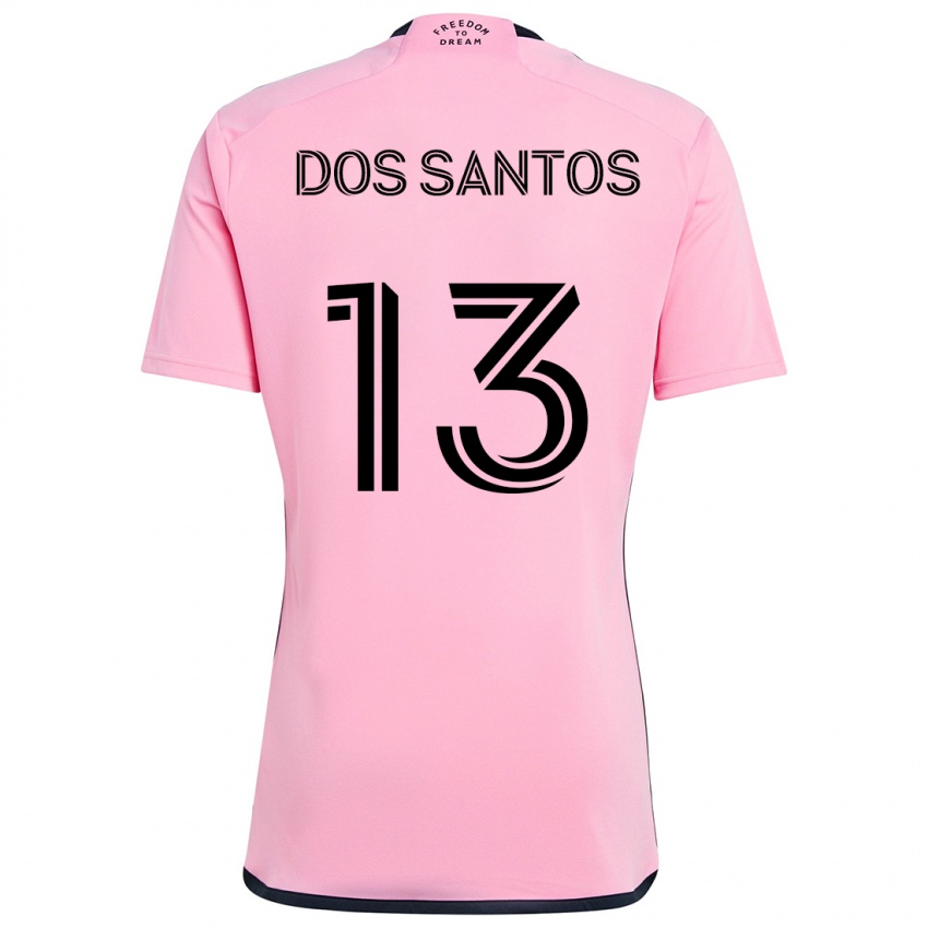 Herren Cj Dos Santos #13 Rosa Heimtrikot Trikot 2024/25 T-Shirt