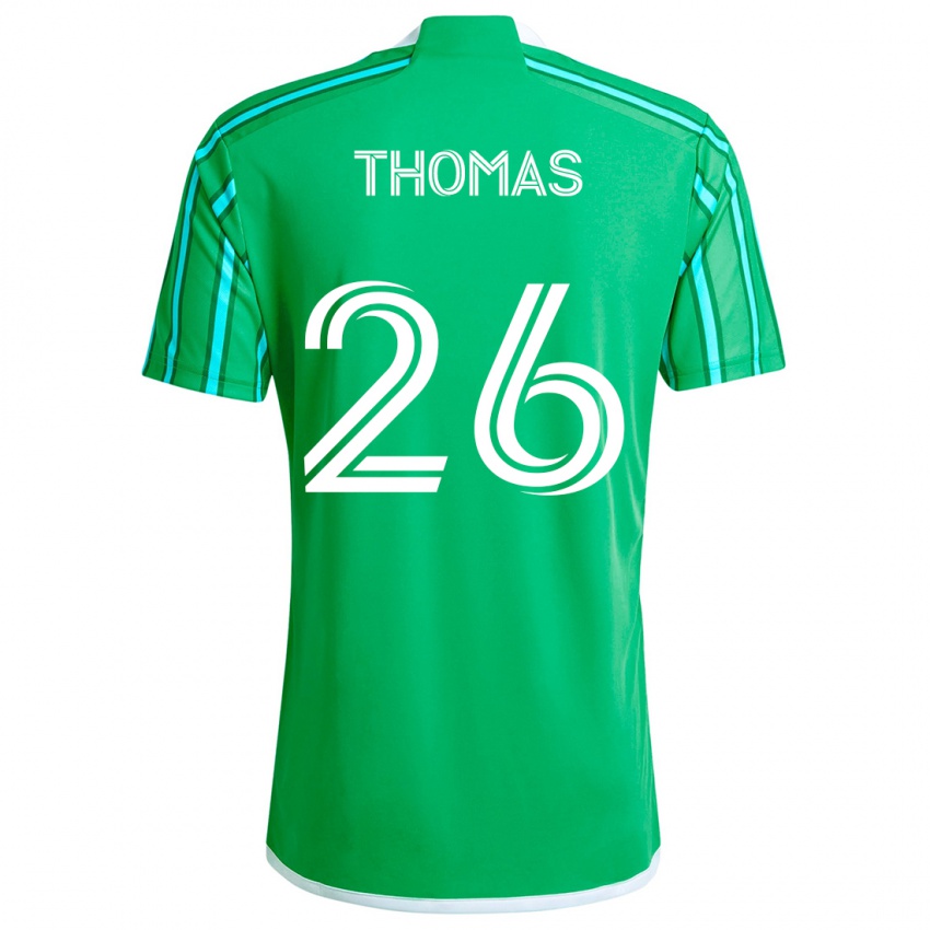 Herren Andrew Thomas #26 Grün Weiß Heimtrikot Trikot 2024/25 T-Shirt