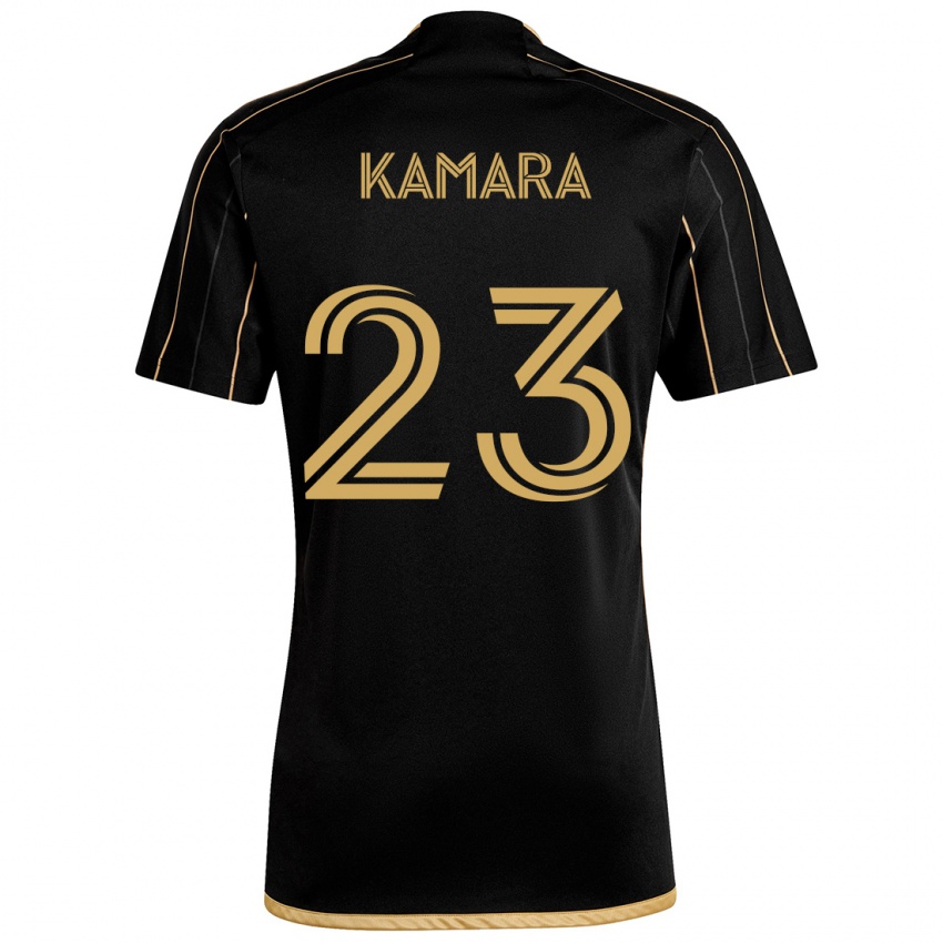 Herren Kei Kamara #23 Schwarzes Gold Heimtrikot Trikot 2024/25 T-Shirt