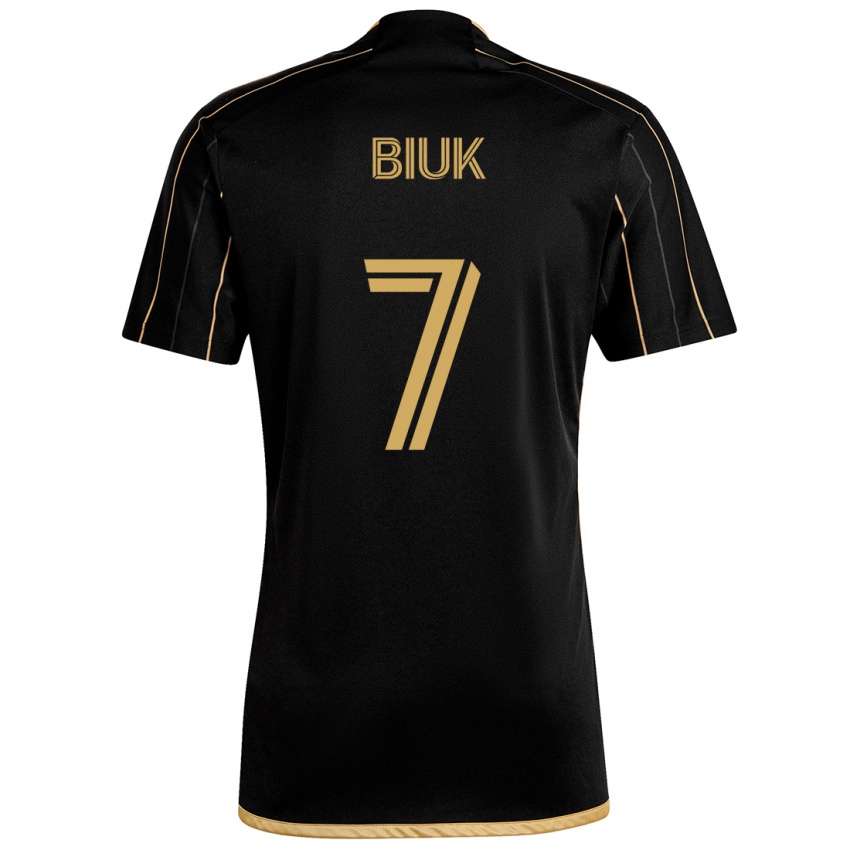 Herren Stipe Biuk #7 Schwarzes Gold Heimtrikot Trikot 2024/25 T-Shirt