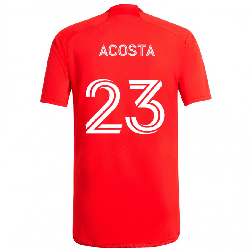 Herren Kellyn Acosta #23 Rot-Weiss Heimtrikot Trikot 2024/25 T-Shirt