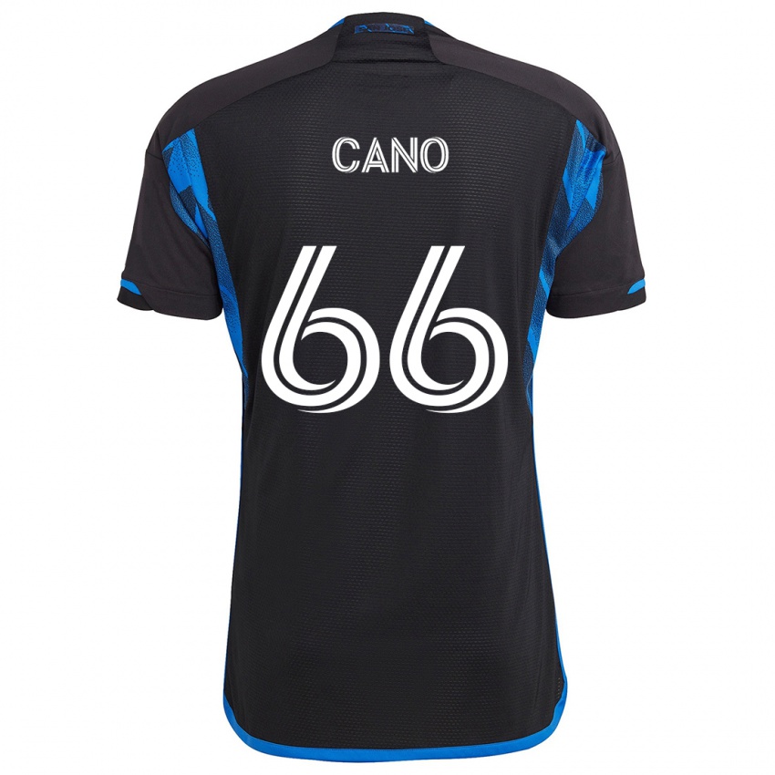 Herren Alejandro Cano #66 Blau Schwarz Heimtrikot Trikot 2024/25 T-Shirt