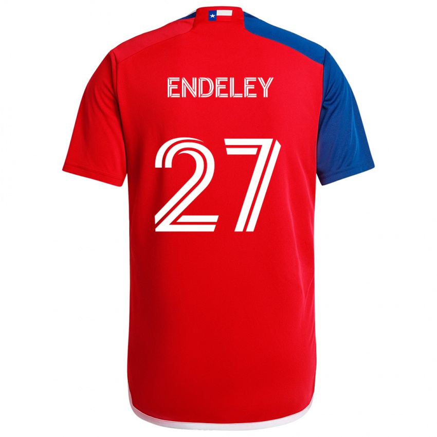 Herren Herbert Endeley #27 Blau Rot Heimtrikot Trikot 2024/25 T-Shirt