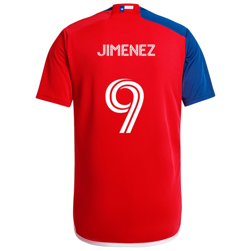 Herren Jesús Jiménez #9 Blau Rot Heimtrikot Trikot 2024/25 T-Shirt