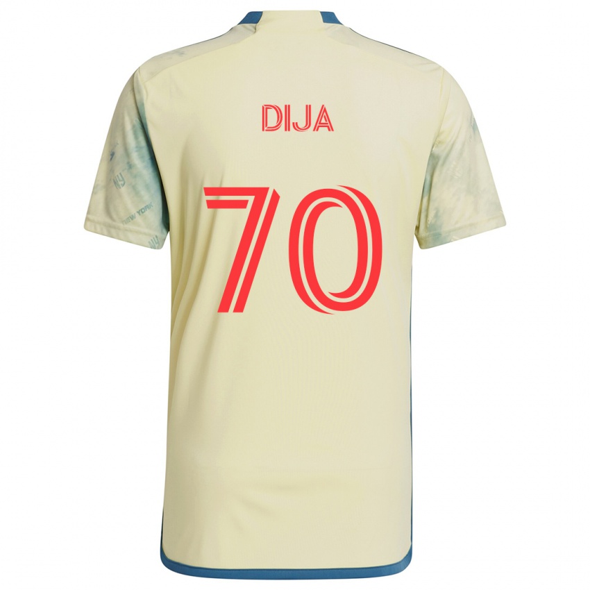 Herren Dija #70 Gelb Rot Blau Heimtrikot Trikot 2024/25 T-Shirt