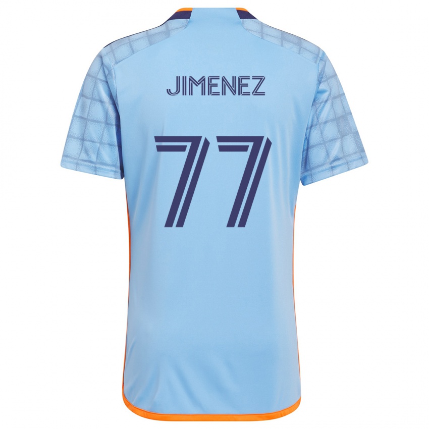 Herren Jonathan Jiménez #77 Blau Orange Heimtrikot Trikot 2024/25 T-Shirt