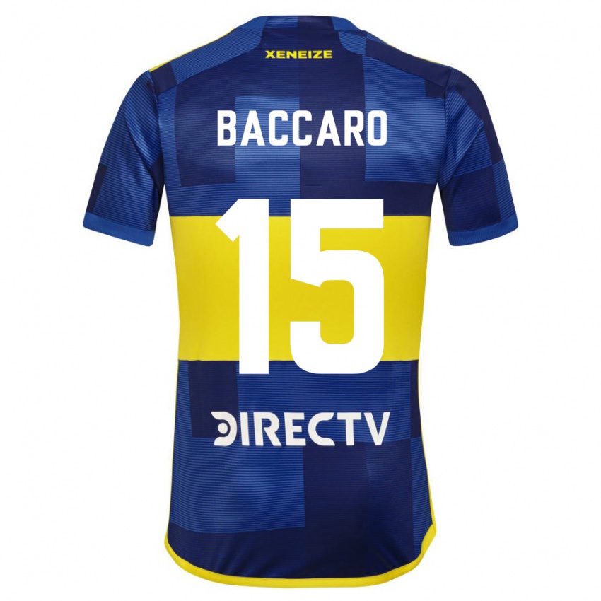 Herren Camila Baccaro #15 Blau Gelb Heimtrikot Trikot 2024/25 T-Shirt