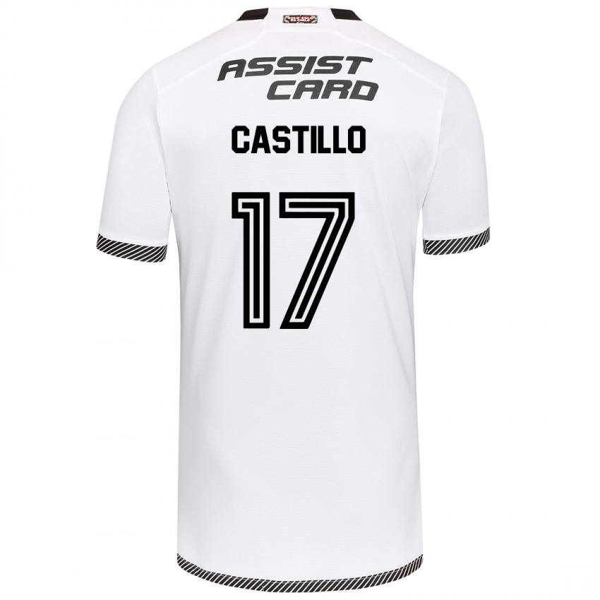 Herren Fabián Castillo #17 Weiß Schwarz Heimtrikot Trikot 2024/25 T-Shirt