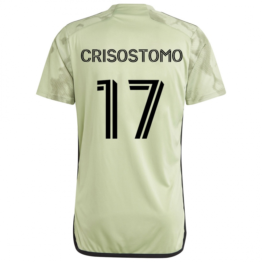 Herren Danny Crisostomo #17 Hellgrün Auswärtstrikot Trikot 2024/25 T-Shirt