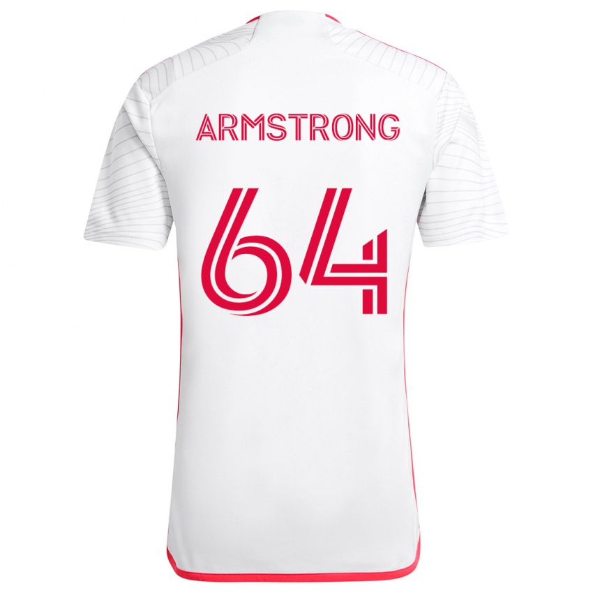 Herren Dida Armstrong #64 Weiß Rot Auswärtstrikot Trikot 2024/25 T-Shirt