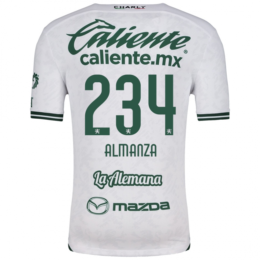 Herren Román Almanza #234 Weiß Grün Auswärtstrikot Trikot 2024/25 T-Shirt