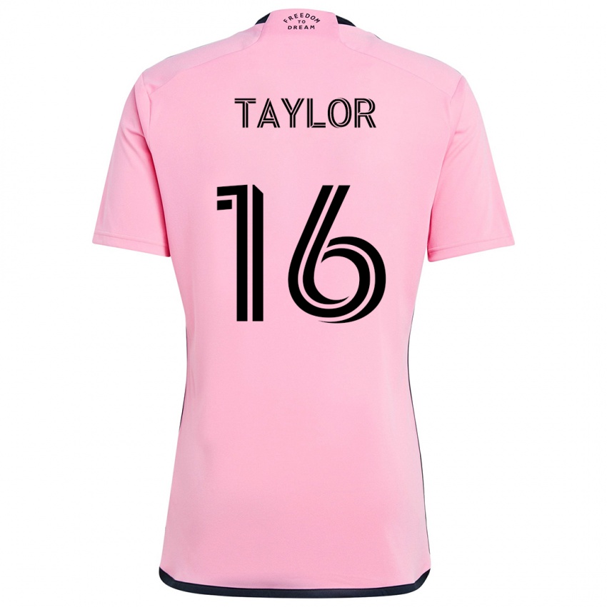 Damen Robert Taylor #16 Rosa Heimtrikot Trikot 2024/25 T-Shirt